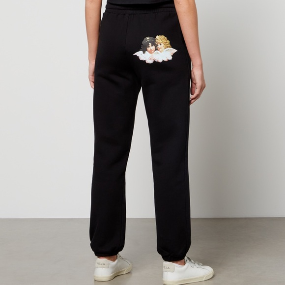 Fiorucci Black Angel Print Sweatpants - Picture 1 of 3